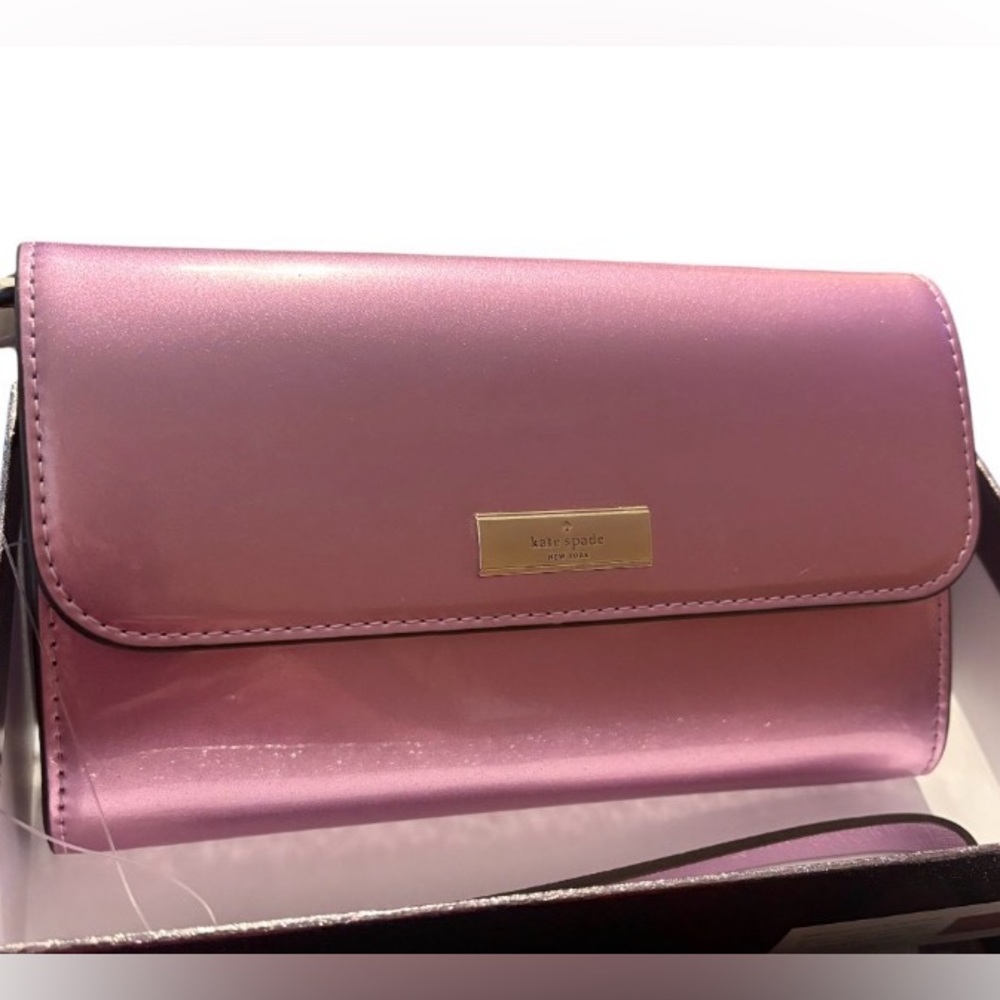Kate Spade New York Kenzie Wristlet Wallet Quartz Pink IOB - Picture 2 of 8